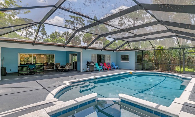 Melbourne Casa | Frente al campo de golf 5 dormitorios piscina Inicio Downtown Melbourne