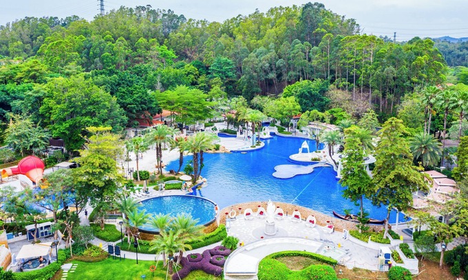 Miaolingjiuwei Hotel | Goodview Hot Spring Hotel Tangxia