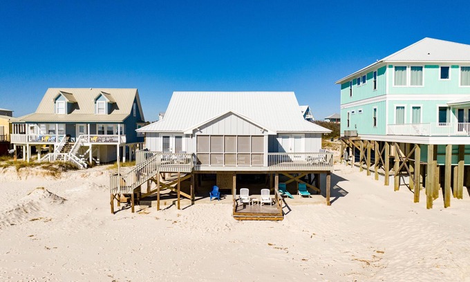 Surf Side Shores Casa | Persiguiendo sirenas - 4br Beachfront Home, Sleeps 9