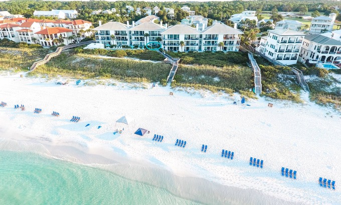 Dune Allen Beach Condominio | GORGEOUS Beachfront 1st floor Unit #105 at the Palms of Dune Allen on 30A