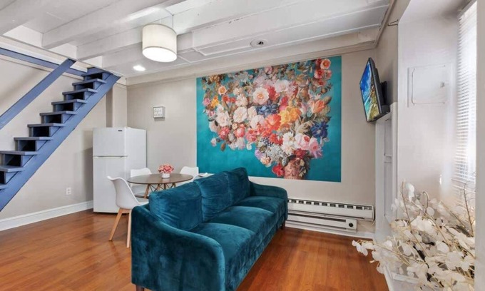 Washington Square West Apartamento | Gorgeous Bi-Level 1BR Apartment in Center City