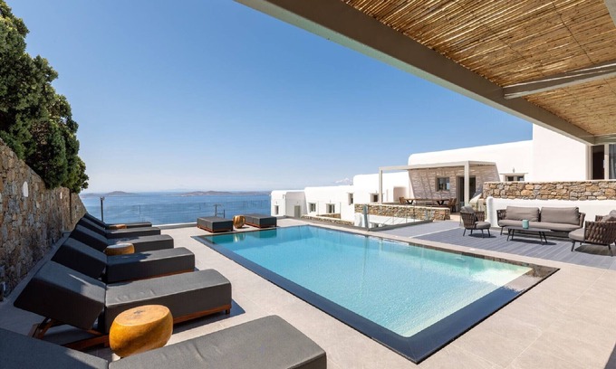 Faros Armenistis Villa | Gorgeous Mykonos Villa | 4 Bedrooms | Villa Atalanta | Private Pool & Panoramic Sea Views | BBQ | Faros