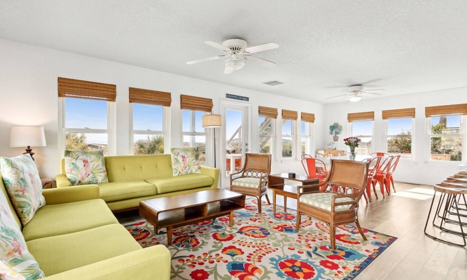 Fernandina Beach Casa | Gorgeous Oceanfront Home~Private Boardwalk and "Crow's Nest" with Amazing Views!