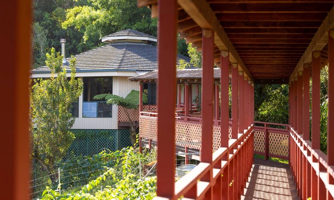 Honokaa Casa | Gorgeous Octagon - surrounded by forrest and mini cows!