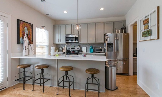 The Nations Casa | Gorgeous Townhome Downtown Nashville in trendy new neighborhood, The Nations!
