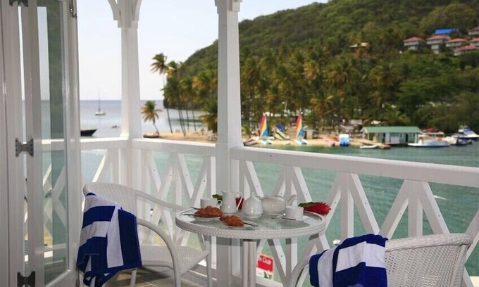 Marigot Bay Condominio | Precioso apartamento en el borde del agua Marigot Bay, Santa Lucía