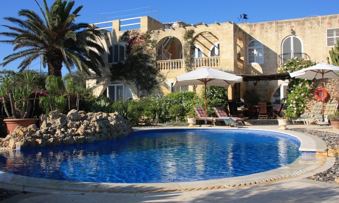San Lawrenz Otro | Gozo granja con piscina, gran jardín y vistas al mar