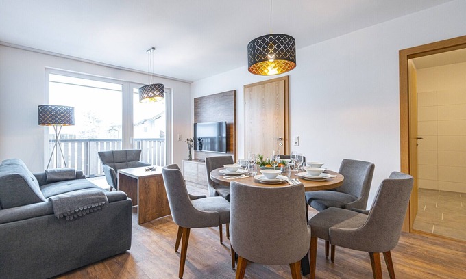 Bad Hofgastein Apartamento | Elegante apartamento en Salzburgo con balcón