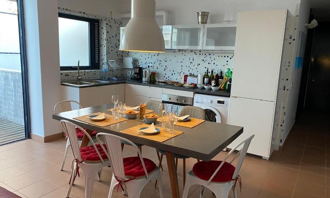 Bahia Calma Apartamento | gran terrazza, vista oceano, confortevole, ampio, Wi-Fi