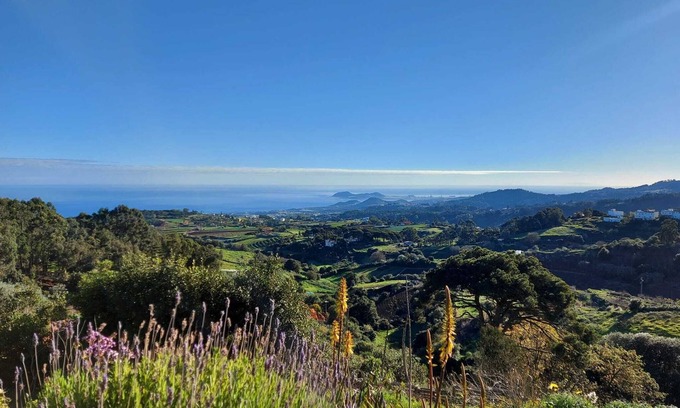 Santa Maria de Guia de Gran Canaria Casa | Grand Canarie, Maison Troglodyte 6 Personnes, Calme et Nuits Étoilés