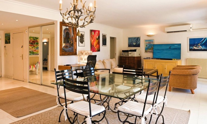 Cannes City Centre Apartamento | Cannes Congreso Ideal y salones de 200 metros Palacio festivales- La Croisette