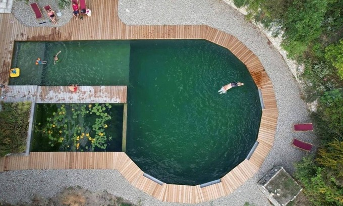 L'Isle-Bouzon Casa | Grand Gite de Fallot - Piscine Naturelle