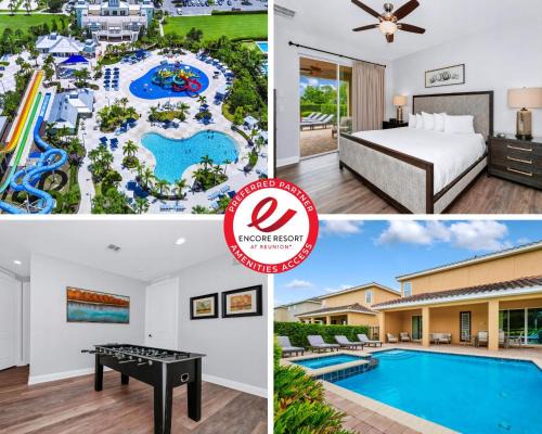 West Kissimmee Casa | Grand Home Near Disney With Private Pool And Waterpark & Resort Access At Encore Resorts Reunion - 7519Mr