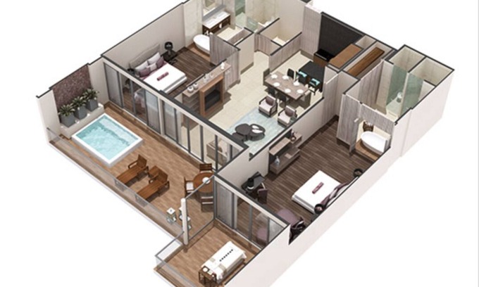 Nuevo Vallarta Hotel | Grand Luxxe 2 bedroom SPA SUITE in Vidanta