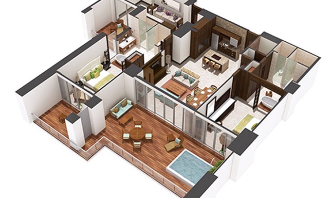 Downtown Cancun Complejo | Grand Luxxe Lujosa Villa 2BR -16 rds golf gratis, 2 masajes gratis en Riviera Maya