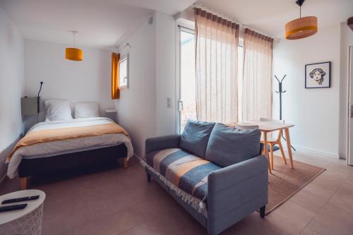 Chateauroux Apartamento | Grand studio avec Jardin, Parking gratuit