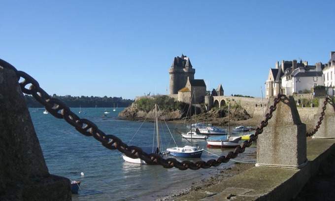 Saint-Malo Apartamento | Grd Studio Terrasse Tour Solidor, playa, wifi, bicicletas, cerca de la muralla