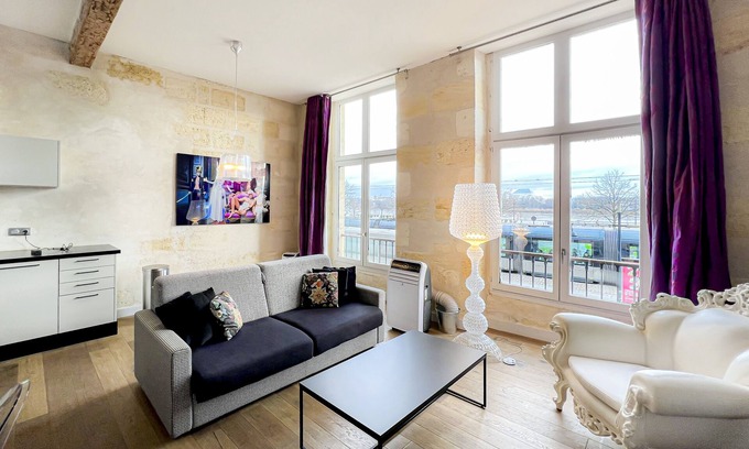 Grand Parc-Paul Doumer Apartamento | Alquiler piso amueblado en Burdeos, 72 m2, bonito edificio de piedra