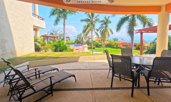 Bucerias Apartamento | Acogedor departamento / 4 huéspedes / Exclusivo Residencial Punta Esmeralda