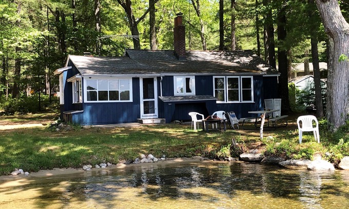 Acton Cabaña | Great East Lakefront with Private beach and dock. Hear the loons!!