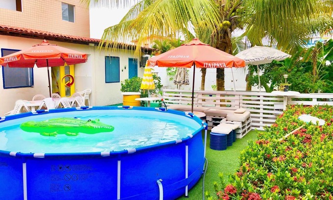 Centro Casa | Excelente ubicación 5 habitaciones-Puerto de Galinhas (400m centrito) 20personas