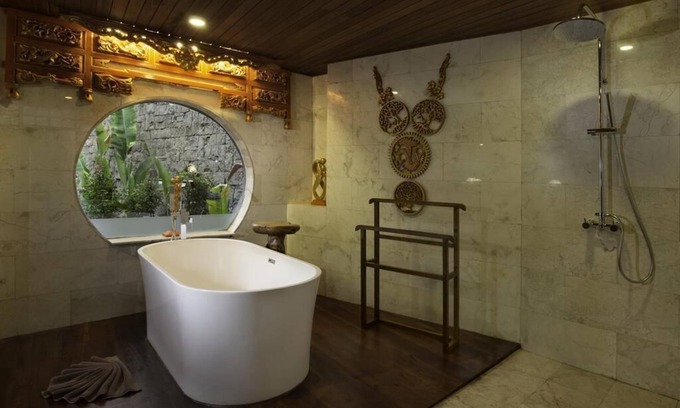 Pengosekan Complejo | Greeny 1 Bedroom Private Pool Villaw with Paddies Field View