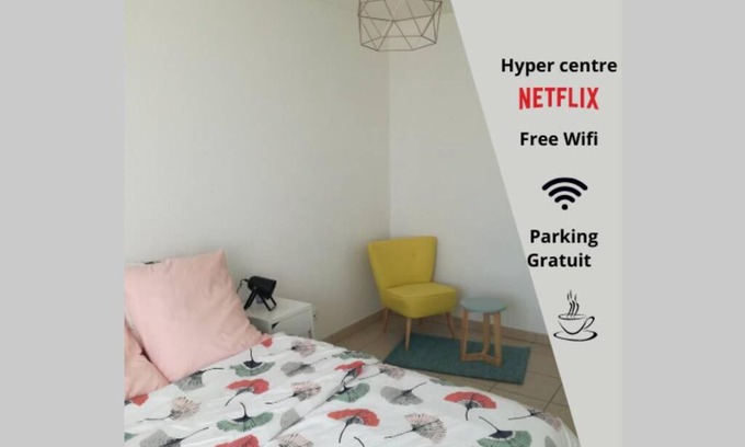 Grenade Apartamento | Grenade Citystay hypercentre Airbus Wifi Free
