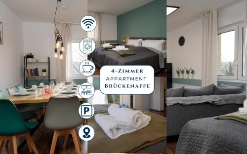 Rohrbach Apartamento | Große, gemütliche 4-Zimmer-Ferienwohnung mit guter Verkehrsanbindung im Süden von Heidelberg