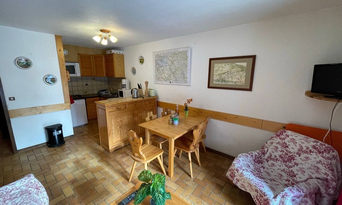 Monetier-les-Bains Apartamento | Apartamento Le Monêtier-les-Bains, 1 dormitorio, 4 personas