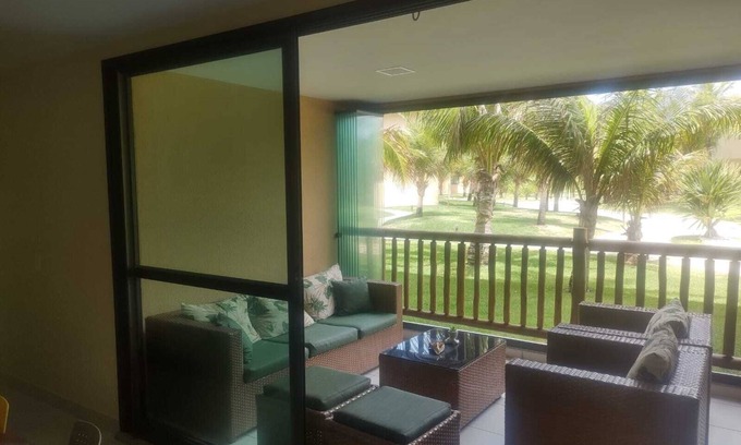 Pecém Apartamento | Ground floor apartment, in the VG Sun condominium. Condominium right on the sand.