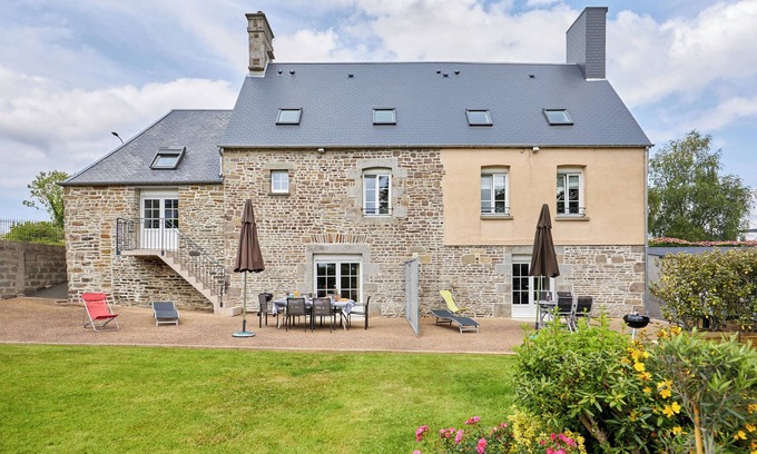 Fleury Casa | Vacaciones en grupo, con familia, amigos en Normandía cerca de Mont Saint Mi
