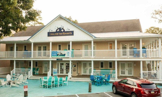 Rehoboth Beach Hotel | Grupos Eventos Reuniones Bienvenido Grupo Tarifa descuento Hospédese en el Canalside Inn