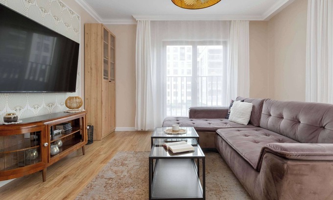 Zaspa Apartamento | Grudziądzka 6A Gdańsk | Large Apartment with Gym, Parking and Air Conditioning