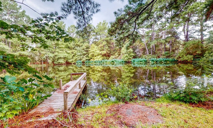 Bellville Cabina | Guest Home on 14 Acres - Vineyards, Pond & Trails - Newly Updated Kitchenette
