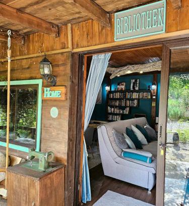 Veliko Tarnovo Casa | Guesthouse Villa India - Bibliothek