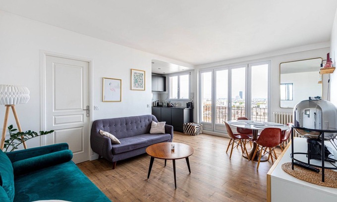 Montrouge Apartamento | GuestReady - A stay with panoramic view of Paris