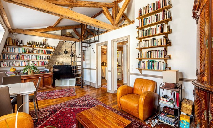 Jardin des plantes Apartamento | GuestReady - Encantador apartamento con altillo