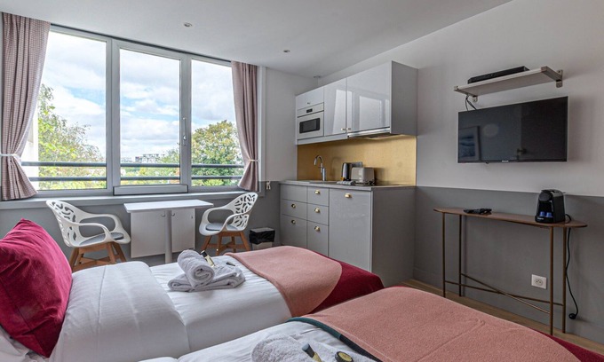 Issy-les-Moulineaux Apartamento | GuestReady - Encantador Estudio Twin Issy-Moulineaux