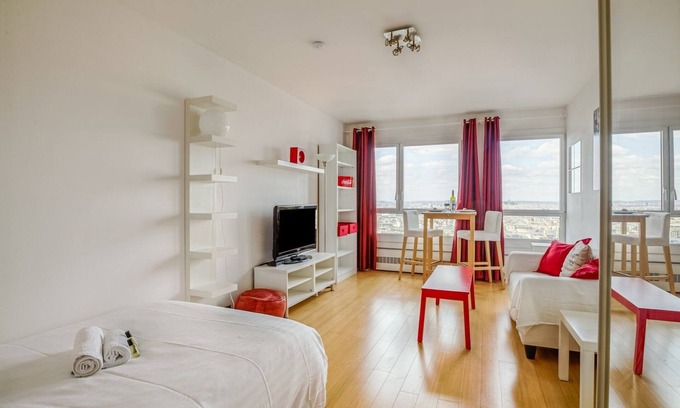 13th Arrondissement Apartamento | GuestReady - Estudio en altura con vistas a la ciudad
