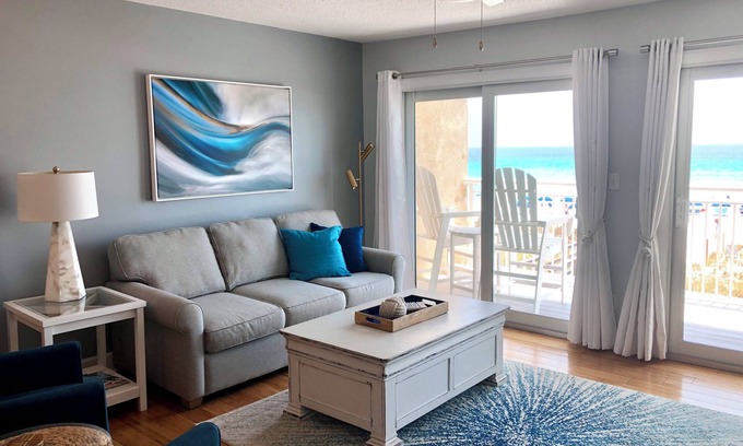 Fort Walton Beach Condominio | ** CONDOMINIO DELANTERO DEL GOLFO / VISTAS INCREÍBLES ** Island Sands 307 w / Beach Service / wifi