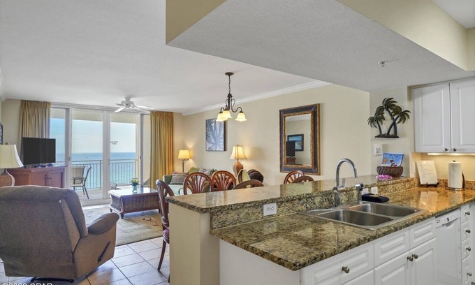 Open Sands Condominio | Gulf Front Condo in PCB, FL. 2 bedroom 2 bath with one set of bunks