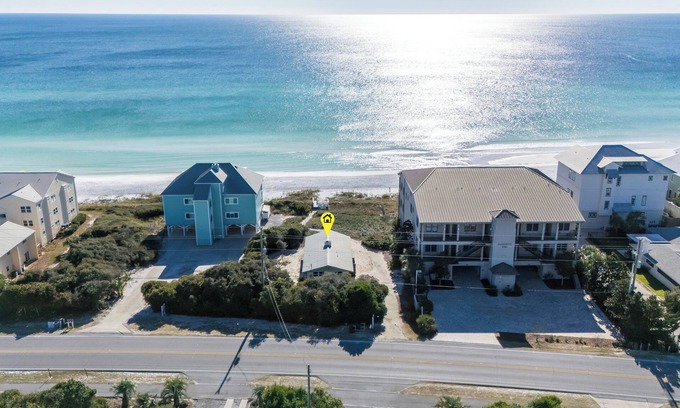 Dune Allen Beach Casa | GOLFO FRENTE! ¡Mascota amigable! Beach Cottage 30A- Dune Allen Beach
