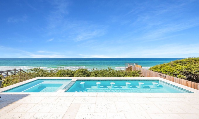 Rosemary Beach Casa | Gulf Front, Private Pool, Community Beach- Salt & Light by Royal Destinations