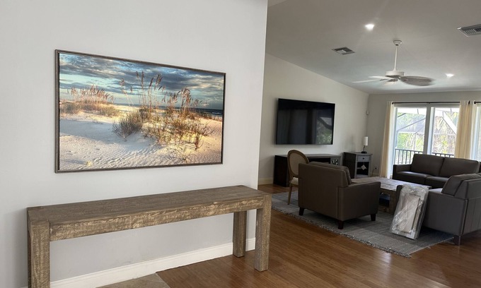 Sanibel Casa | Gulf House with heated pool and ping pong table.