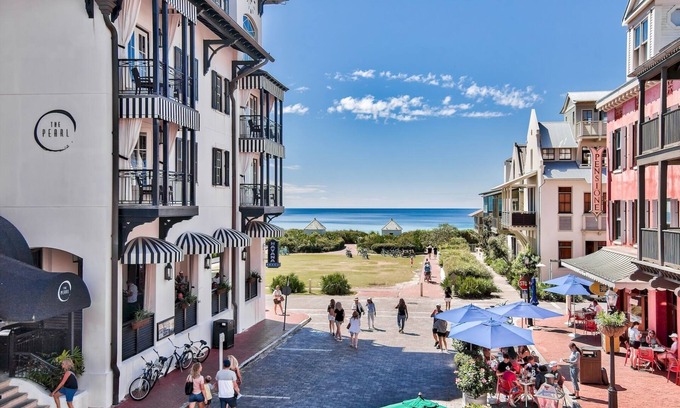Rosemary Beach Condominio | Rosemary Large Studio en Main St. Cerca del Hotel Pearl. Vistas del golfo
