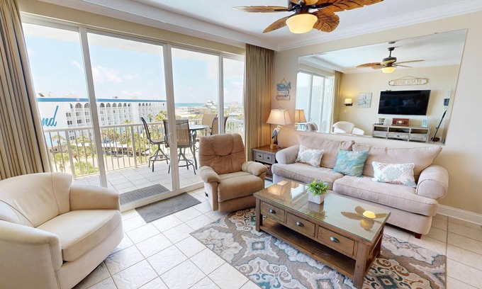 Fort Walton Beach Condominio | Gulfside DW 611 w/Beach Service