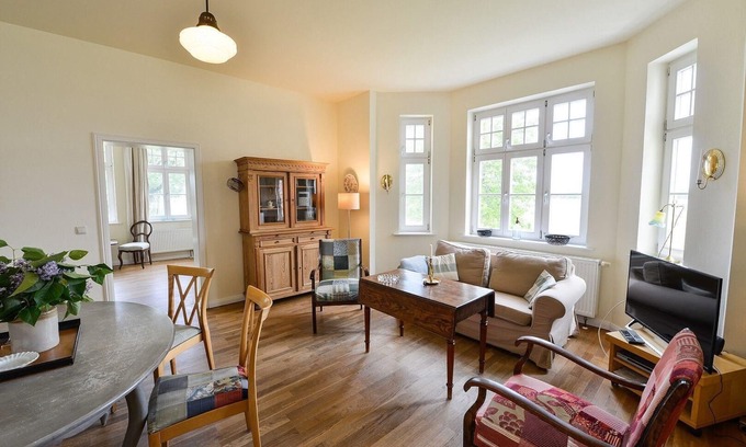 Grubnow Apartamento | Gutshaus Grubnow Ferienwohnung 3
