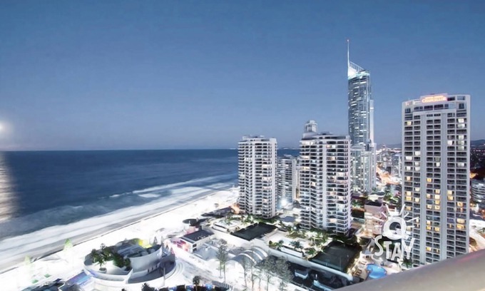 Surfers Paradise Apartamento | H'Residences – 2 Bedroom 2 Bathroom Ocean — Q Stay