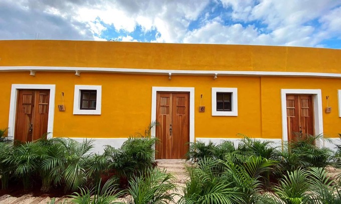 Barrio de Santiago Hotel | Habitación de lujo con king Size en el centro de Mérida.
