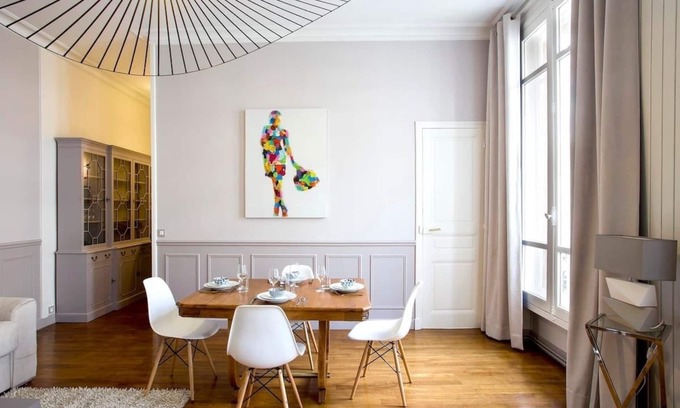 Chaussee-d'Antin Apartamento | Habitat Parisien -1BR/1BA- Galeries Lafayette